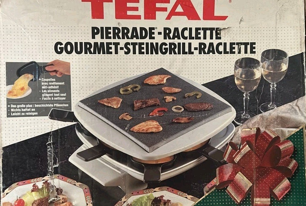 Tefal Pierrade Gourmet Raclette - Gezellig tafelen, Ophalen, Gebruikt, 4 t/m 7 personen