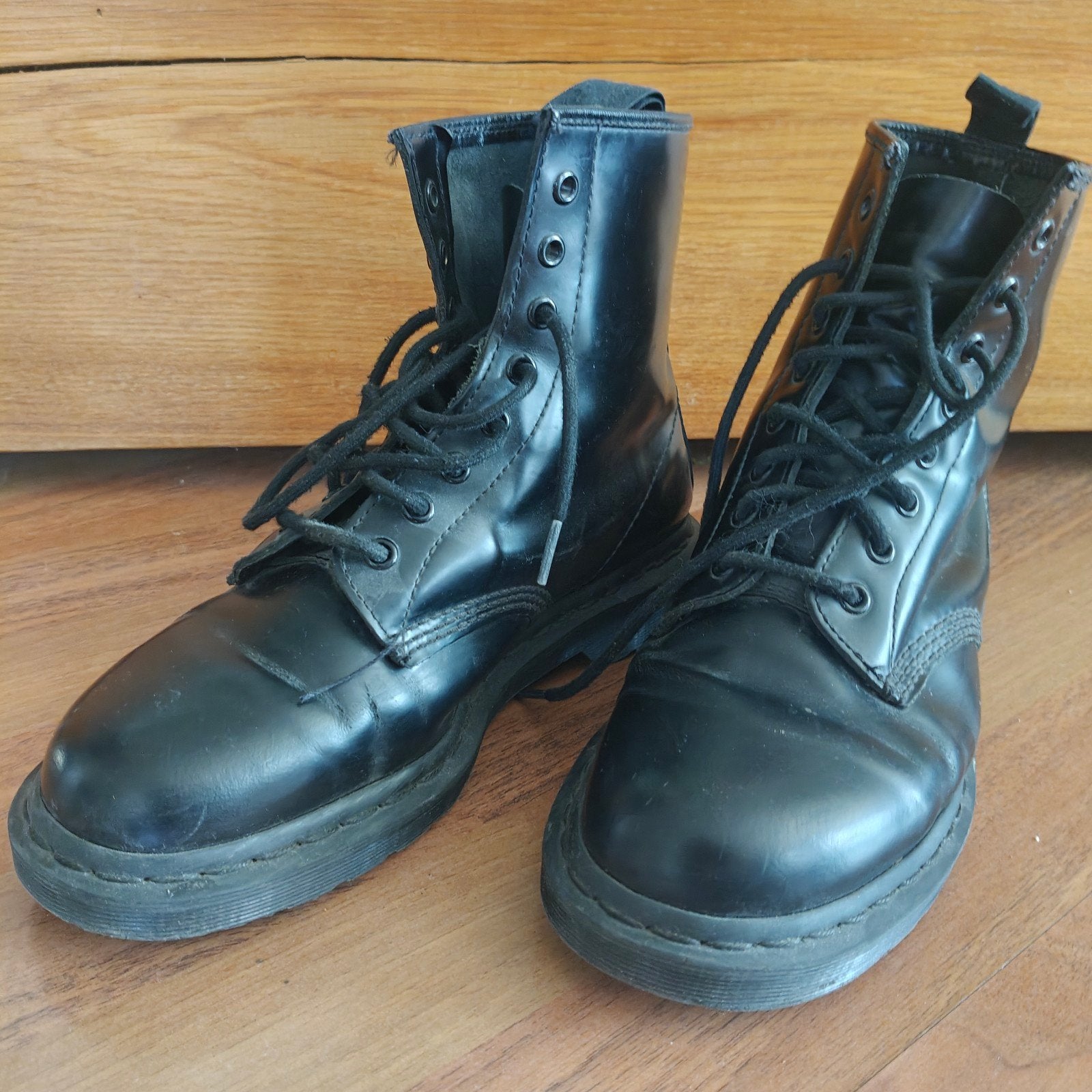Dr. Martens laarzen - mono 43, Ophalen of Verzenden, Zo goed als nieuw, Zwart