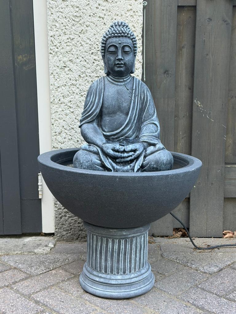 Waterornament met Boeddha, Ophalen, Nieuw, Beton, Boeddhabeeld
