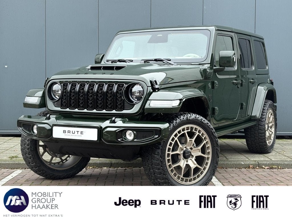 Jeep Wrangler Unlimited Brute 4xe 380 Sahara | BRUTE Active, Auto's, Jeep, Automaat, Stof, Euro 6, 4 cilinders