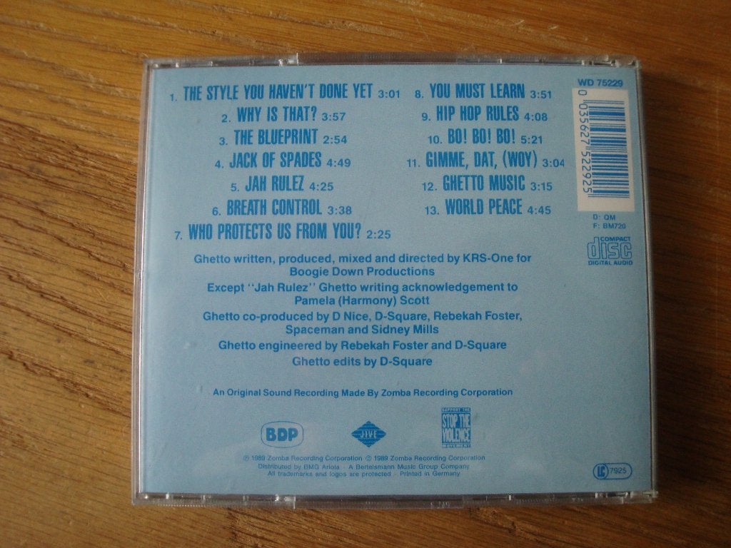 Foto 2 van Boogie Down Productions - Ghetto Music: Blueprint Of Hip Hop