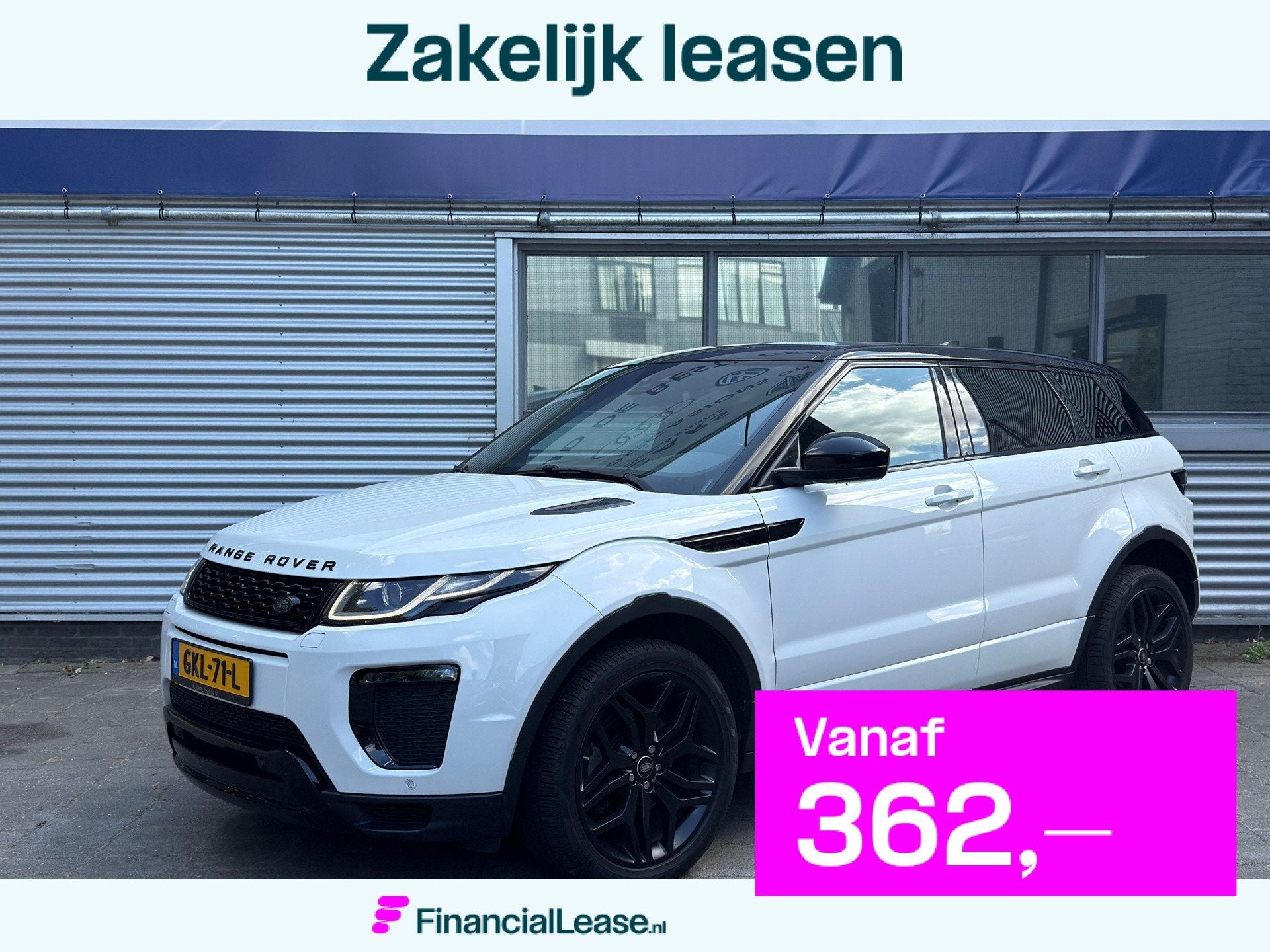 Land Rover RANGE ROVER EVOQUE 2.0 Si4 Autobiography l Black, Automaat, Dealer onderhouden, 4 cilinders, Wit