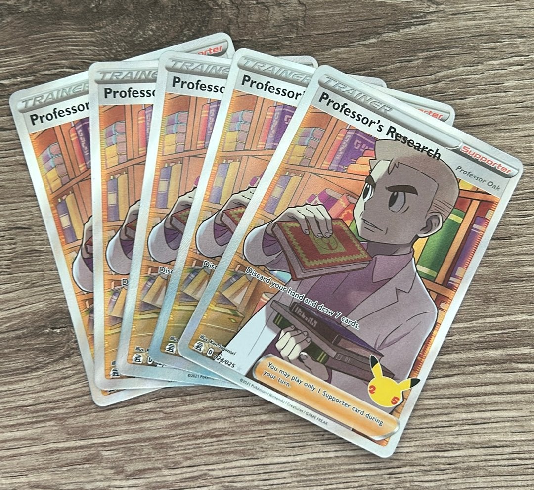 Professor’s Research Full Art 024 Celebrations Engels 5x, Verzenden, Zo goed als nieuw, Meerdere kaarten
