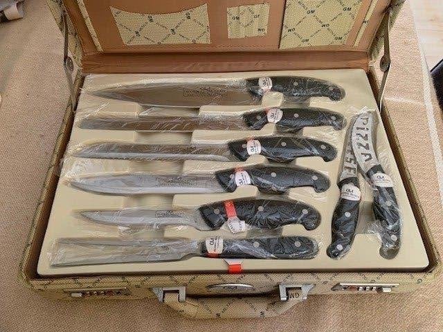 Global Metal luxe messenset, Ophalen, Nieuw, Overige merken, Rvs of Chroom