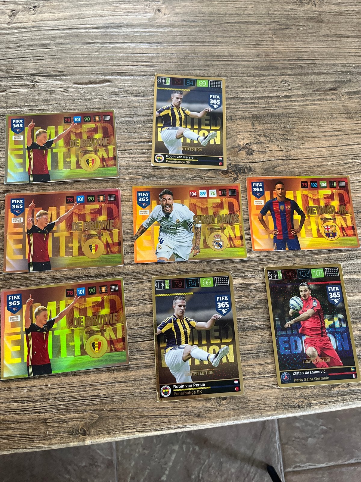 XL Limited Edition Voetbal Kaarten - Diverse Spelers, Ophalen of Verzenden, Gebruikt, Buitenlandse clubs, Spelerskaart