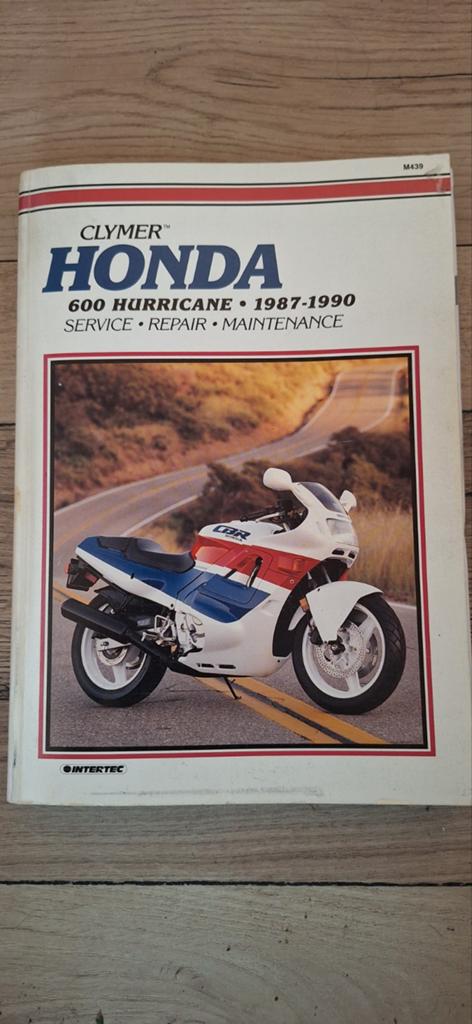 Clymer Honda CBR 600 Hurricane Werkplaatshandboek 1987-1990, Motoren, Handleidingen en Instructieboekjes, Ophalen of Verzenden