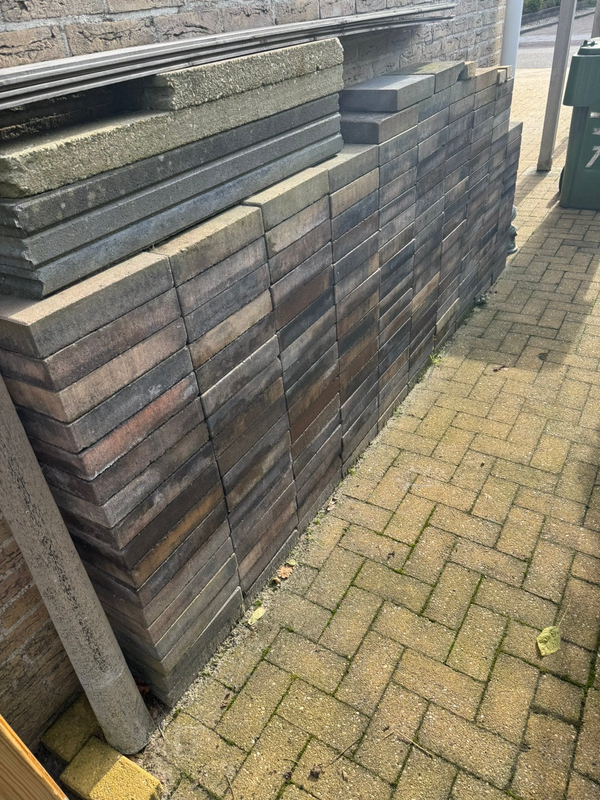 Stenen 20x30, Tuin en Terras, Ophalen, Zo goed als nieuw, Beton, Klinkers