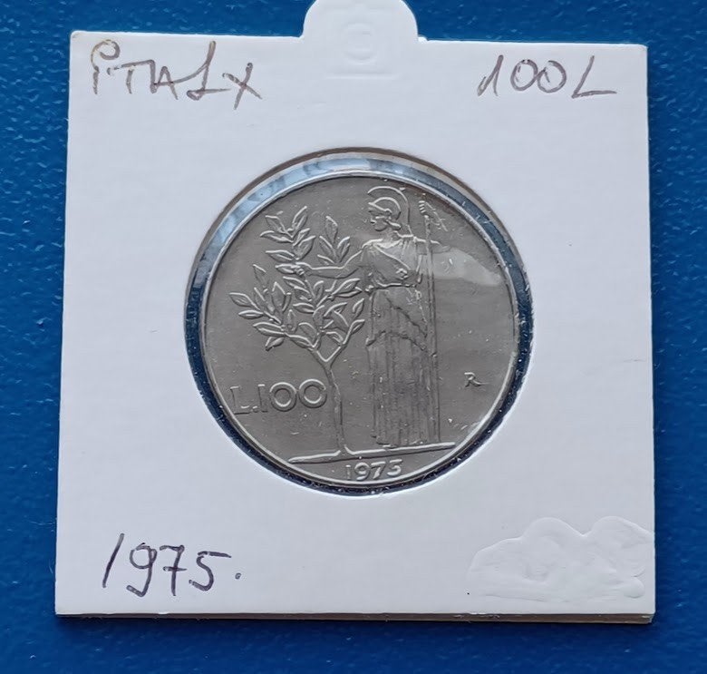 Italië 100 lire - 1975, Verzenden, Italië, Losse munt