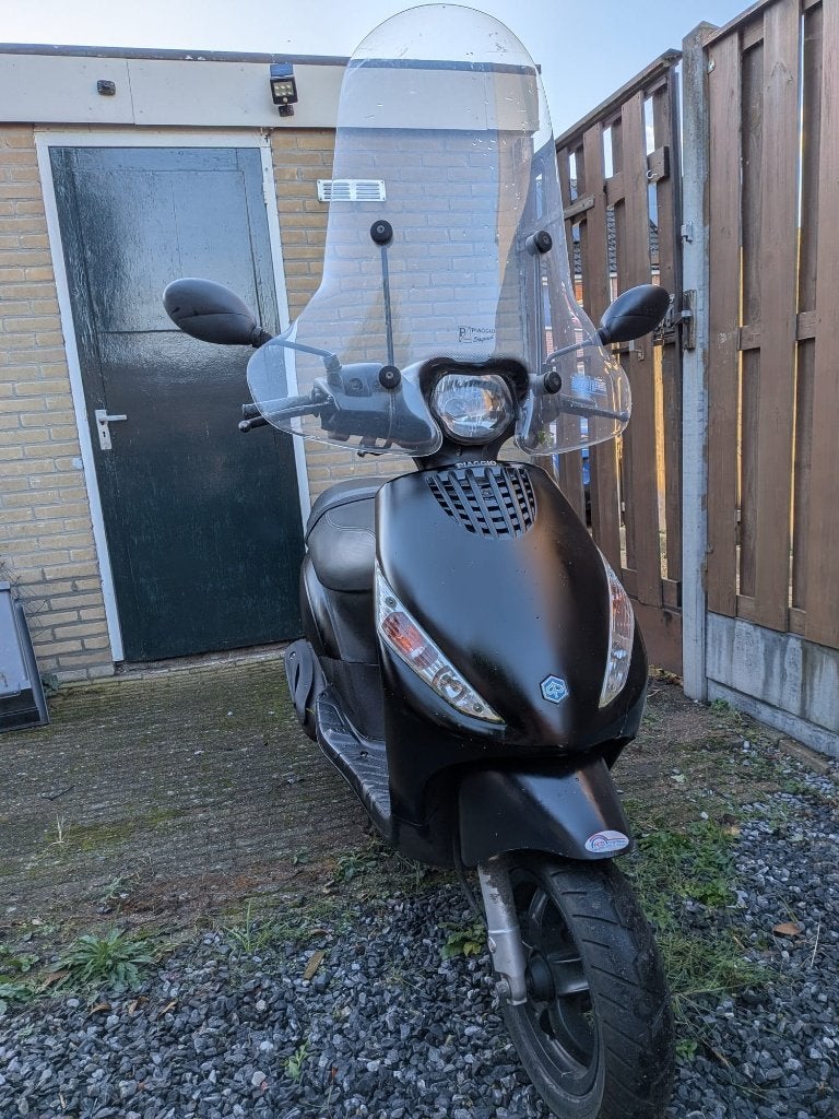 Piaggio Zip zwart incl. windscherm, Ophalen, Gebruikt, Zip, Benzine