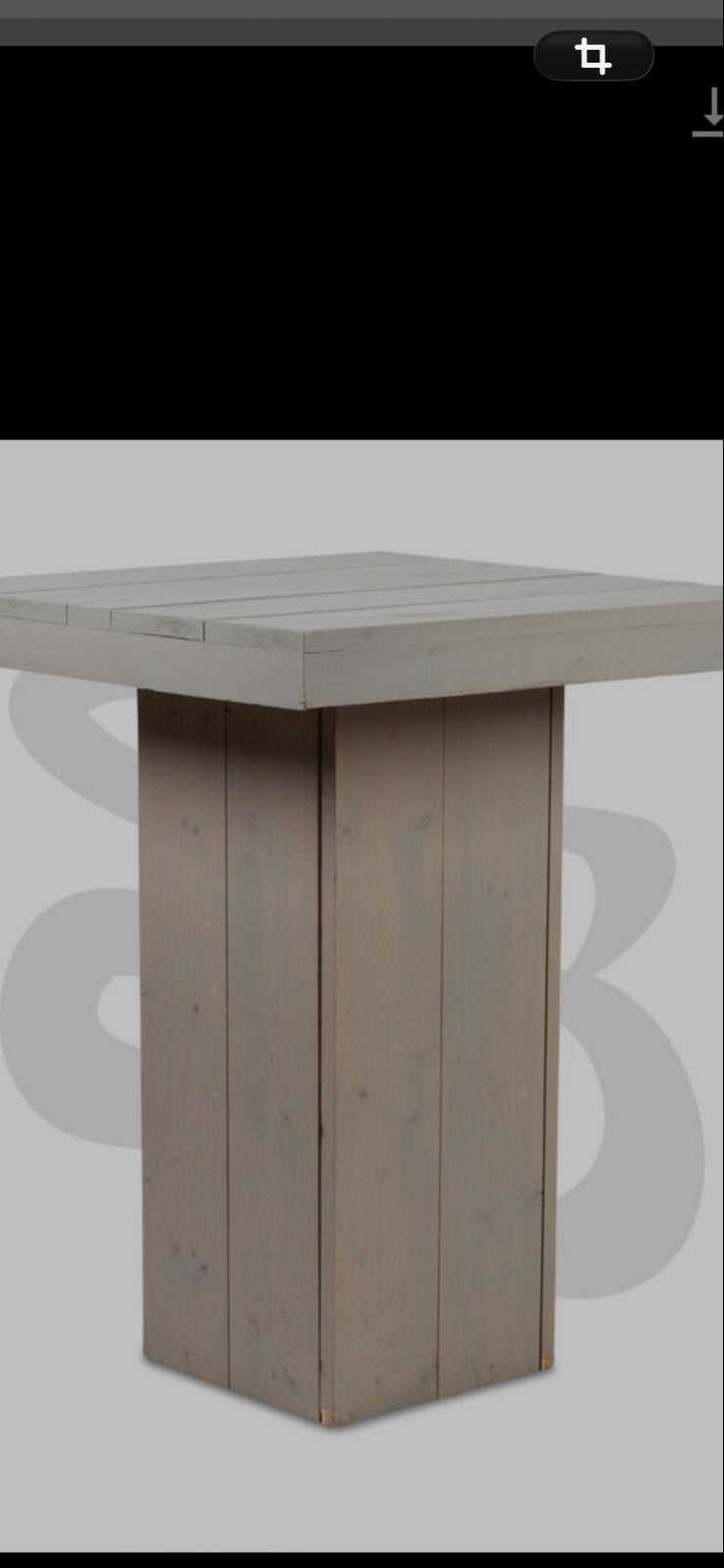 Houten statafel - Perfect voor elk evenement!, Tuin en Terras, Ophalen of Verzenden, Gebruikt, Rechthoekig, Hout