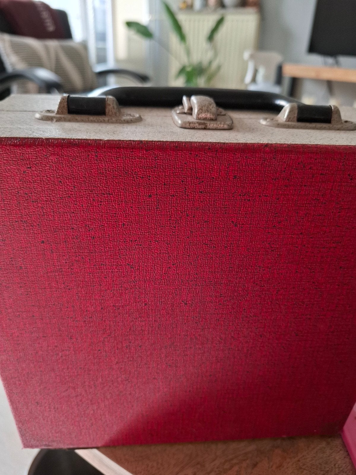 vintage singles platenkoffertje, Ophalen of Verzenden, Gebruikt