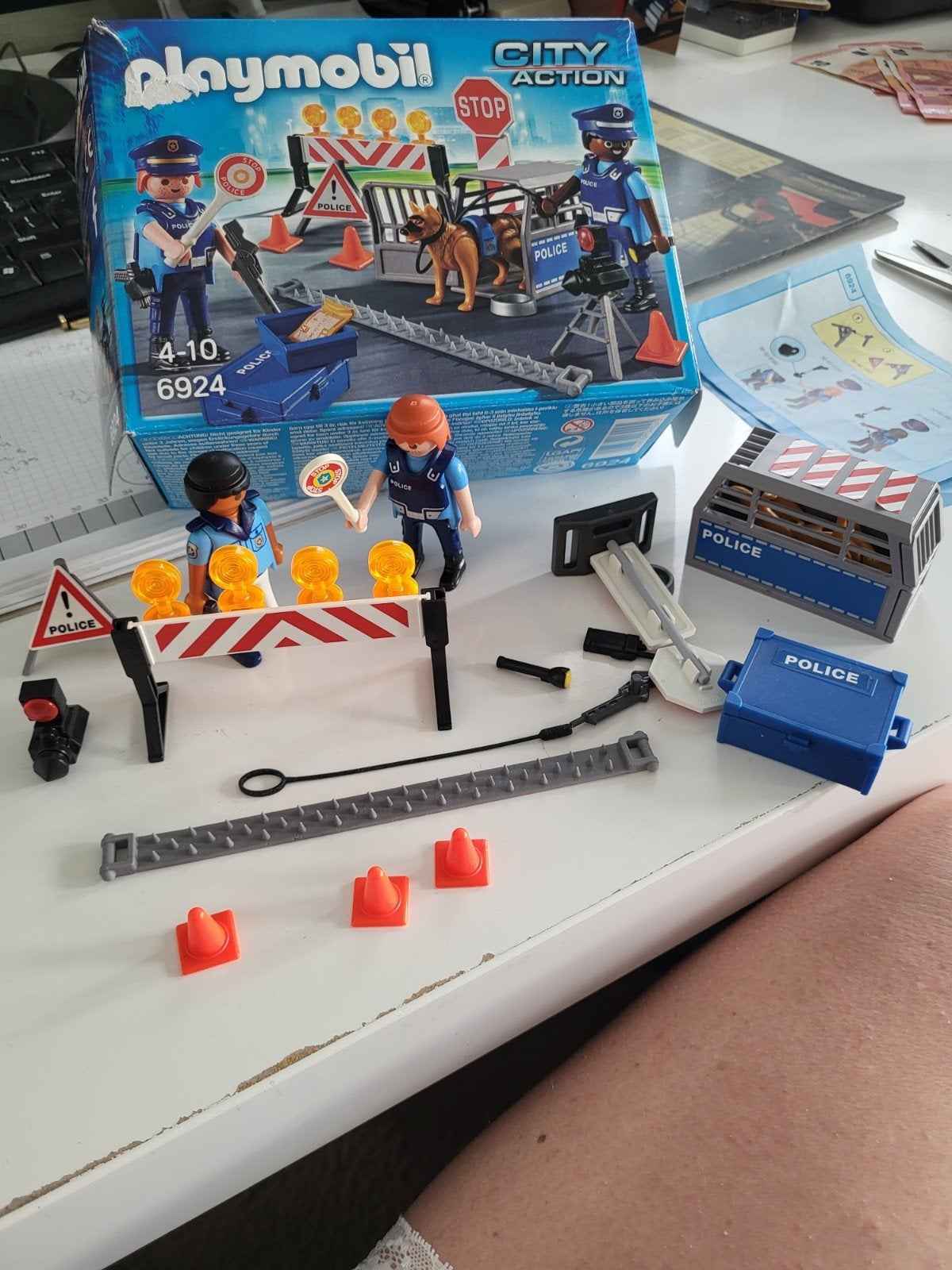 Playmobil City Action Politie Controlepost 6924, Complete set, Overige typen, Ophalen of Verzenden, Zo goed als nieuw