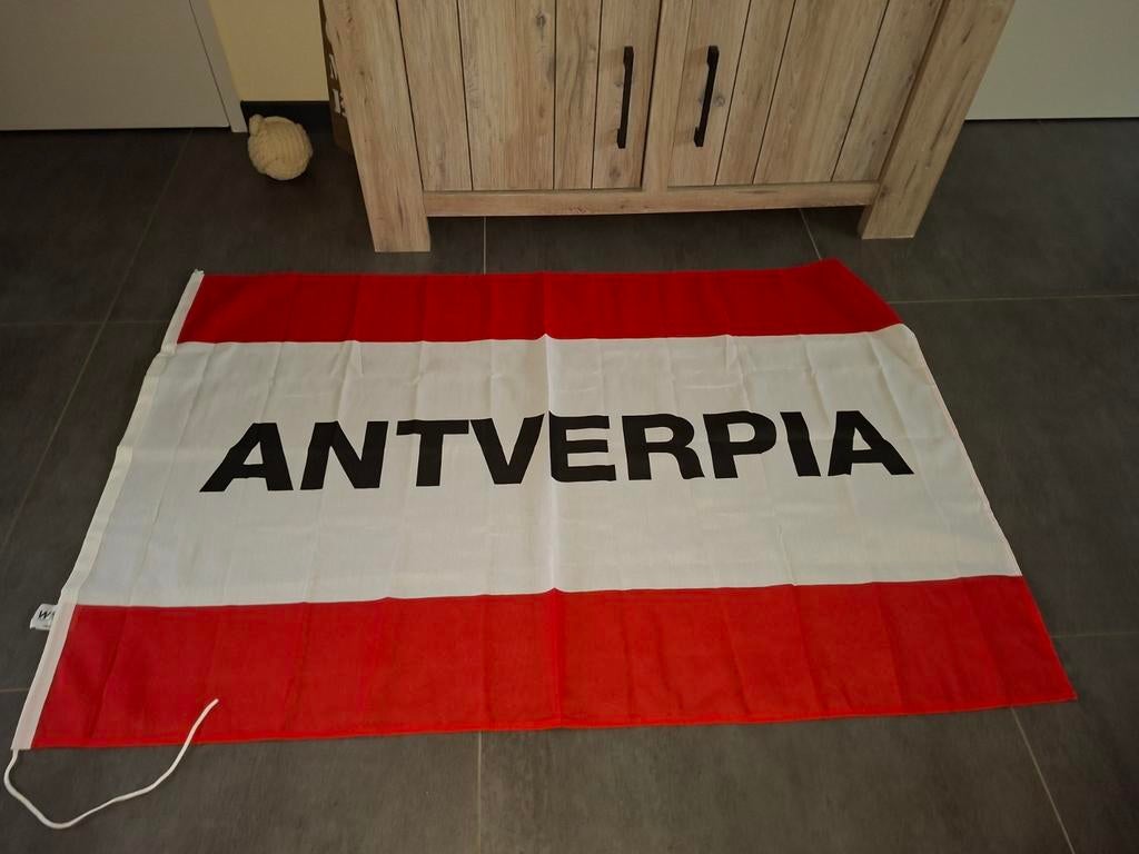 Scheepvaart vlag antverpia, Ophalen of Verzenden, Zo goed als nieuw, Reclamebord