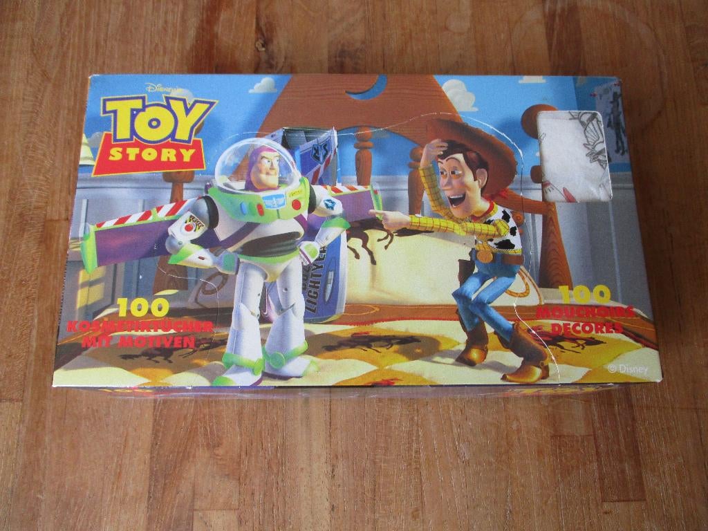 Toy Story doos tissues Disney 1995 Woody Buzz Lightyear, Ophalen of Verzenden