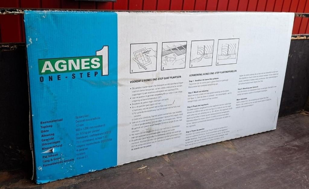 Agnes One-Step Kant en Klare Plafondpanelen, Ophalen, Nieuw