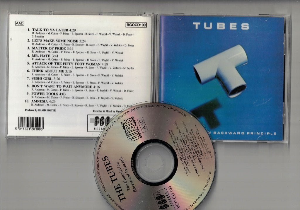 THE TUBES CD The Completion Backward Principle, Cd's en Dvd's, Ophalen of Verzenden, Zo goed als nieuw, Poprock