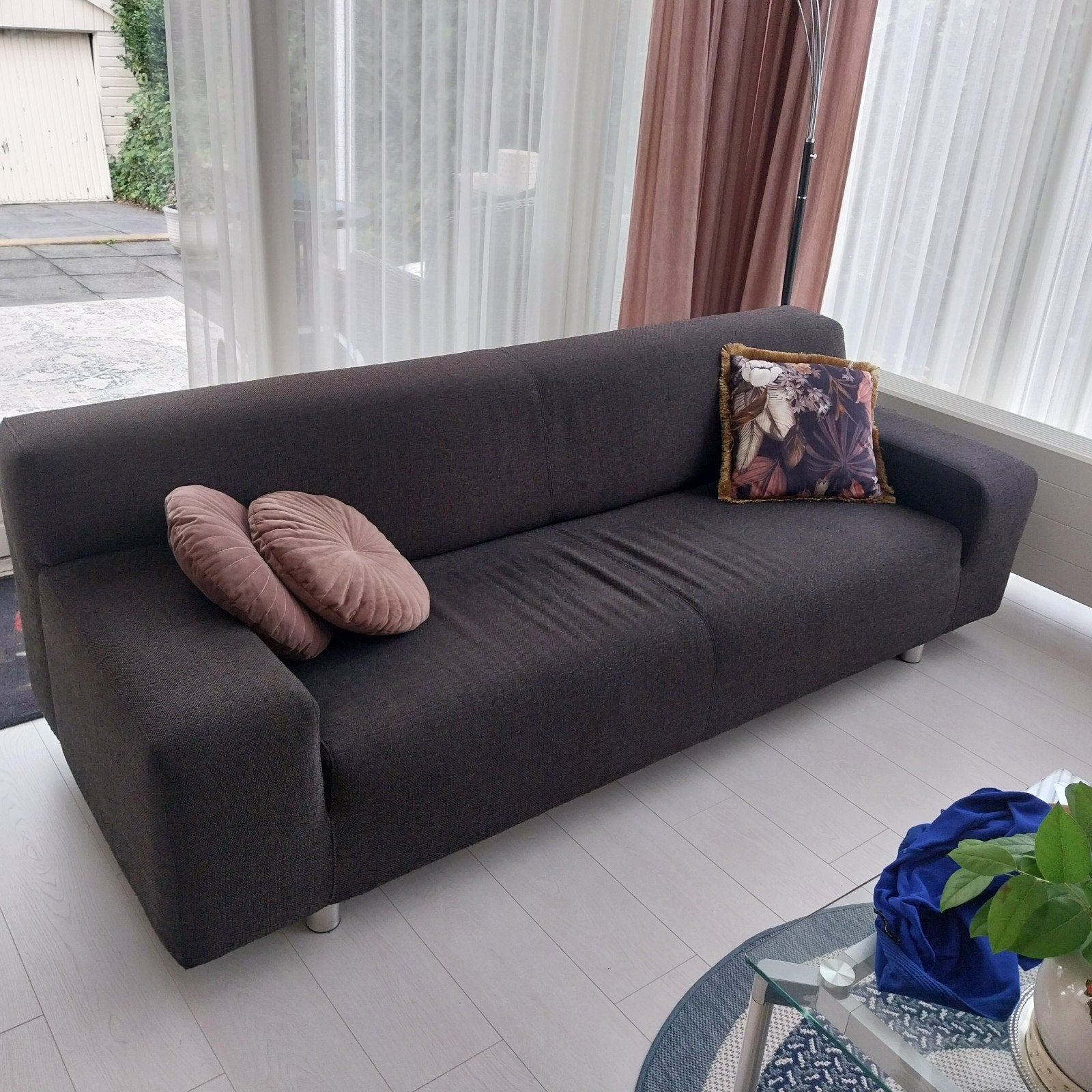 Comfortabele lange bank - 225x75x90cm, Huis en Inrichting, Ophalen, Gebruikt, 75 tot 100 cm, Rechte bank