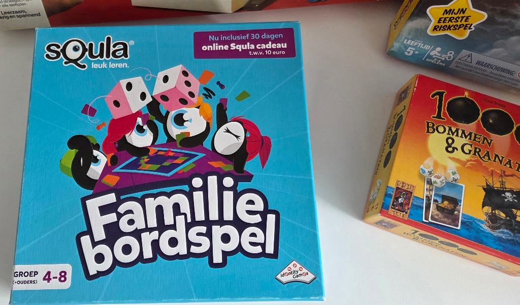 Verschillende spelletjes oa  Squla, Ophalen of Verzenden, Zo goed als nieuw