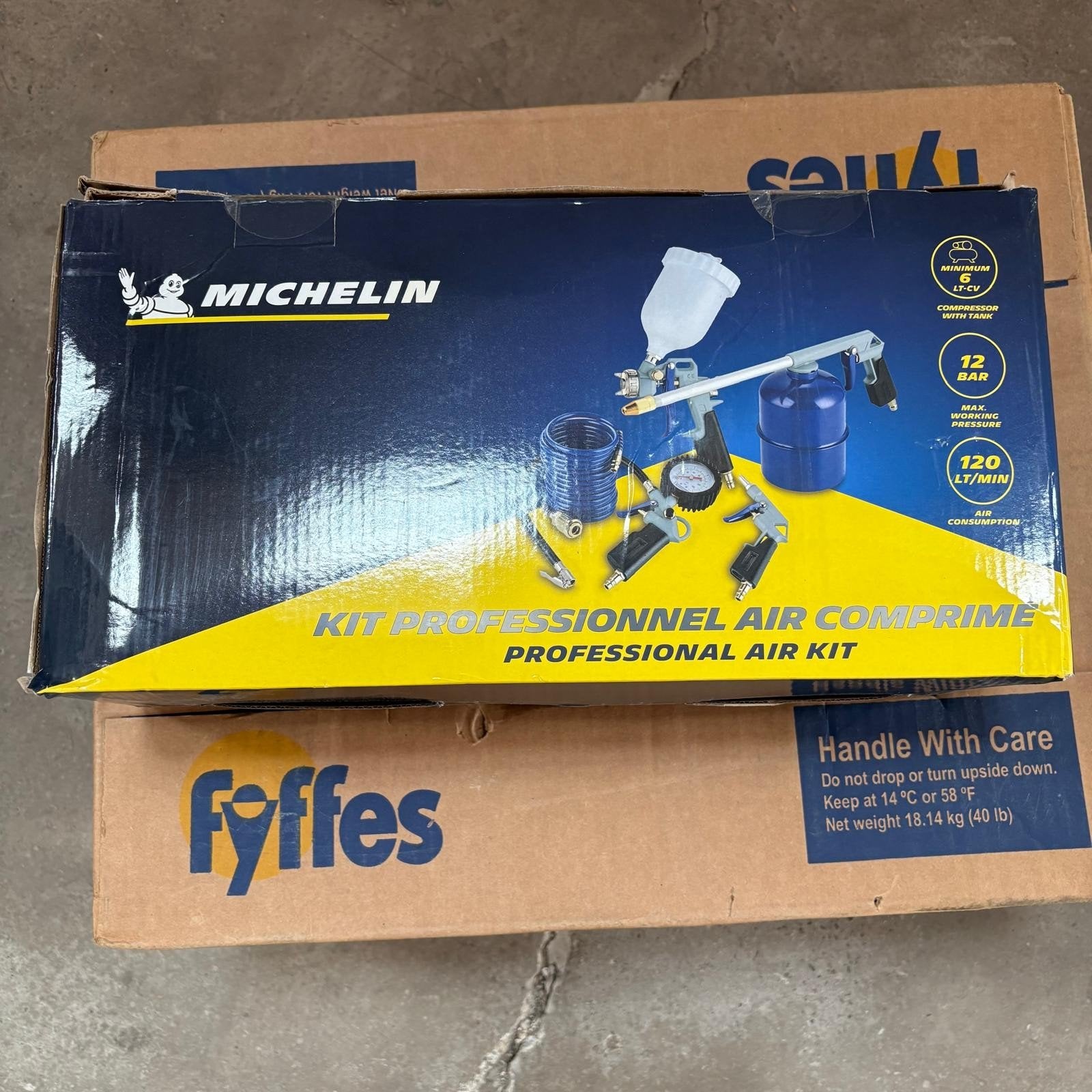 Michelin 5-delige perslucht accessoire set - Nieuw, Ophalen of Verzenden, Nieuw, Overige typen, Overige merken