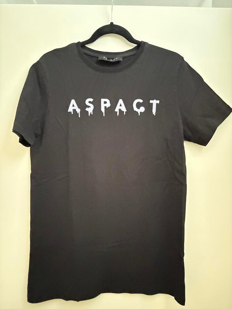 Aspact shirt L, Ophalen of Verzenden, Zo goed als nieuw, Zwart