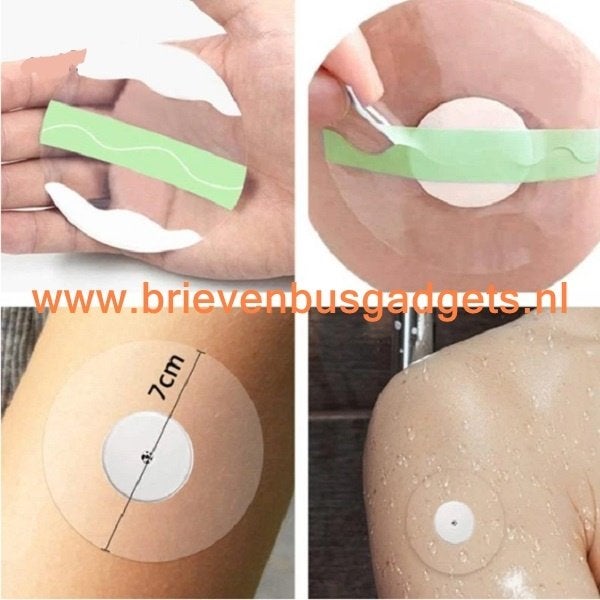 Fixatie pleister voor Freestyle Libre Sensor (set van 5), Nieuw, Www.brievenbusgadgets.nl, Www.brievenbusgadgets.nl, Verzenden