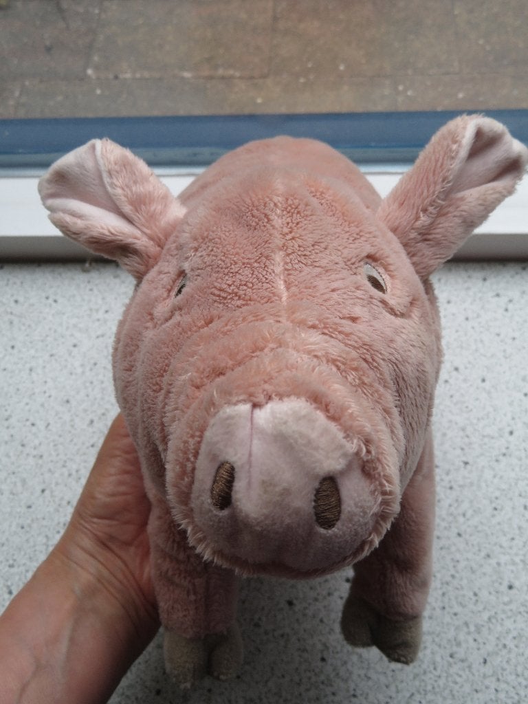 Varken BIG van IKEA Knorrig zacht roze velours, IKEA, Overige typen, Ophalen of Verzenden, Zo goed als nieuw