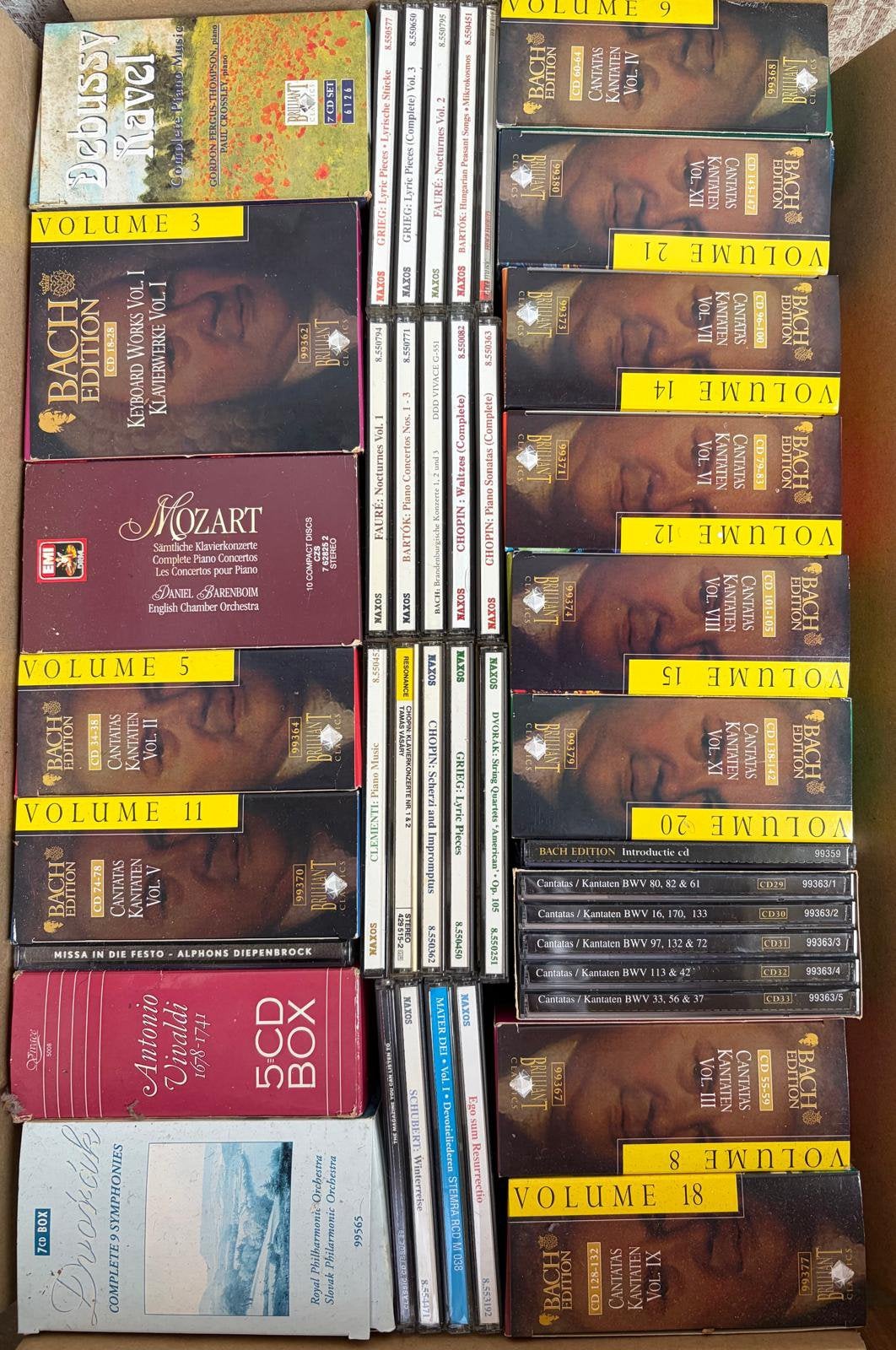 Grote collectie klassieke muziek | 340 CD's + 57 CD-boxen, Ophalen, Classicisme, Zo goed als nieuw, Overige typen