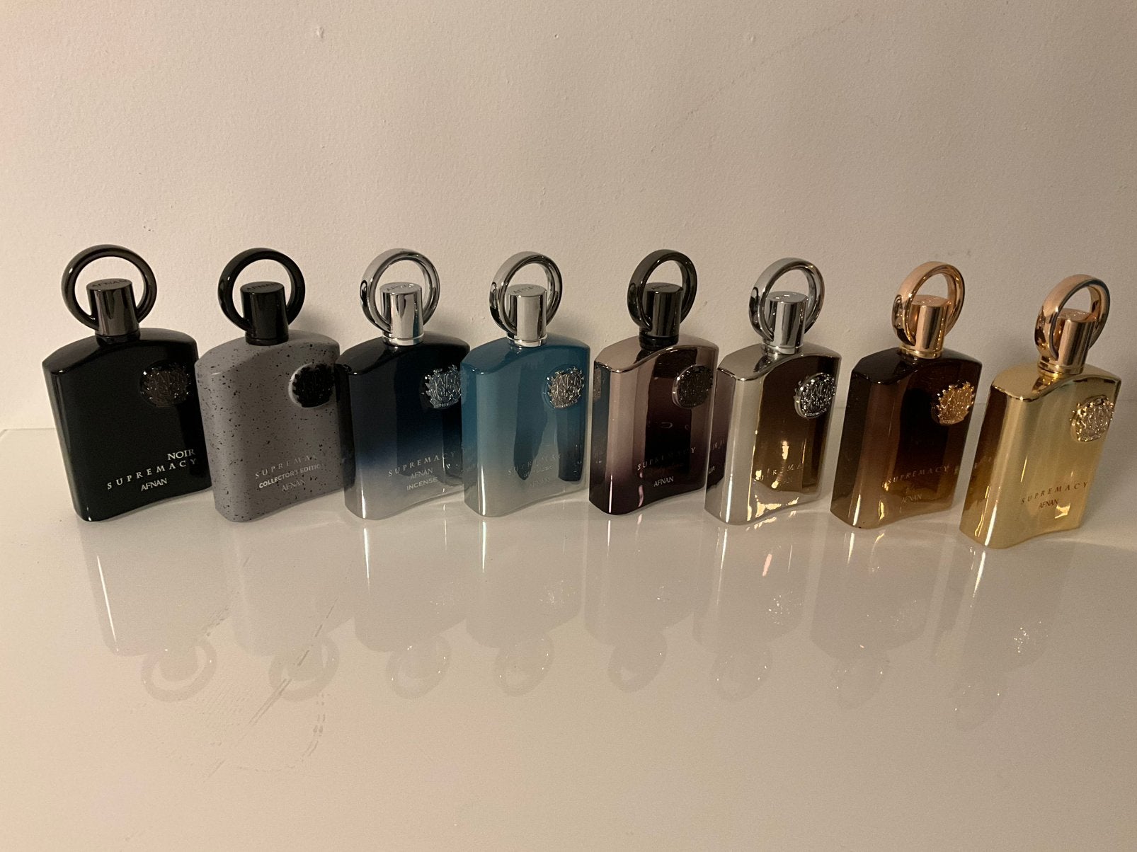 Complete collectie Afnan Supremacy parfum, Verzamelen, Ophalen of Verzenden, Zo goed als nieuw
