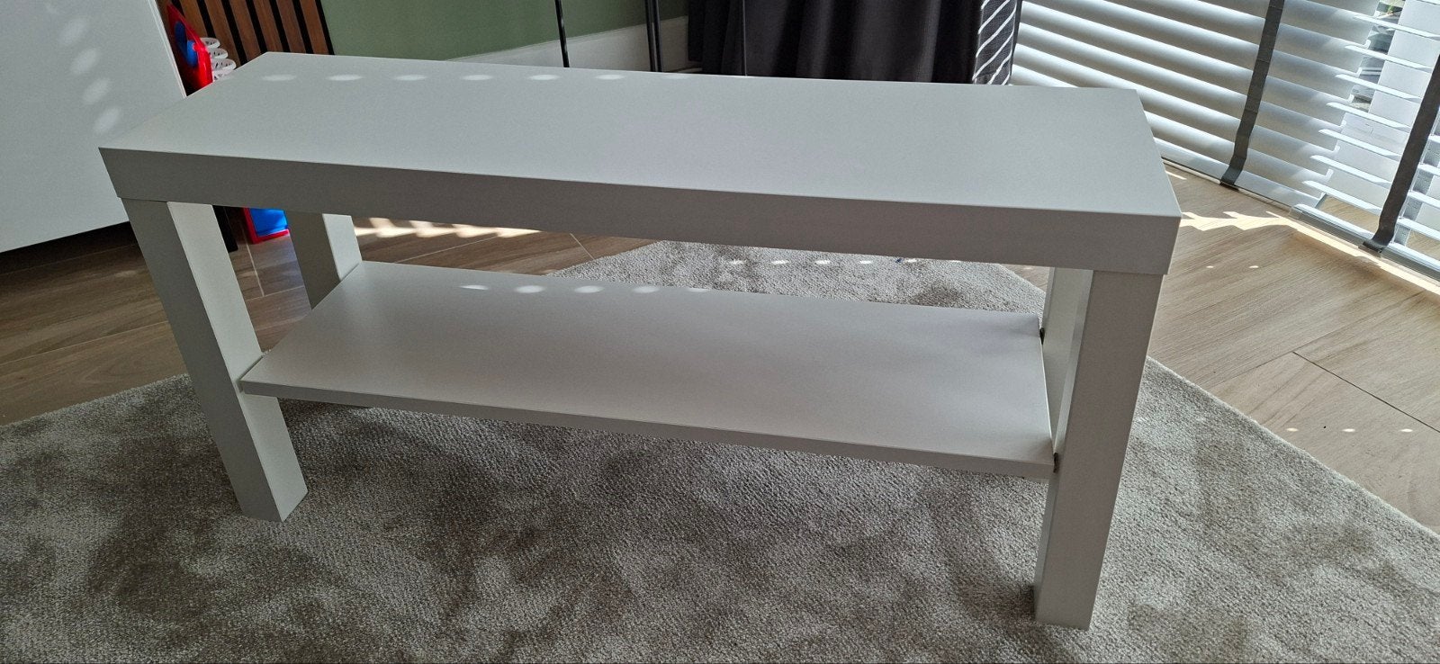 Ikea Lack tv-meubel wit 90x26x45, Huis en Inrichting, 100 tot 150 cm, Zo goed als nieuw, Modern, Overige houtsoorten