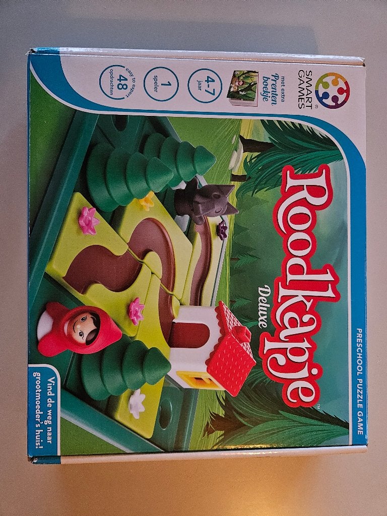 SmartGames Roodkapje Deluxe - kleuterspel 4-7 jaar, Ophalen of Verzenden, Gebruikt