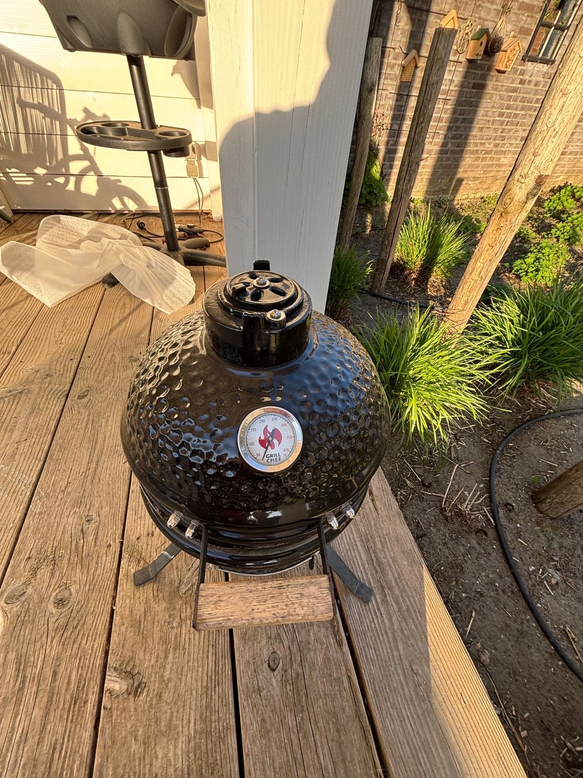 Compacte Kamado BBQ - Mist roostertje, Tuin en Terras, Ophalen, Gebruikt