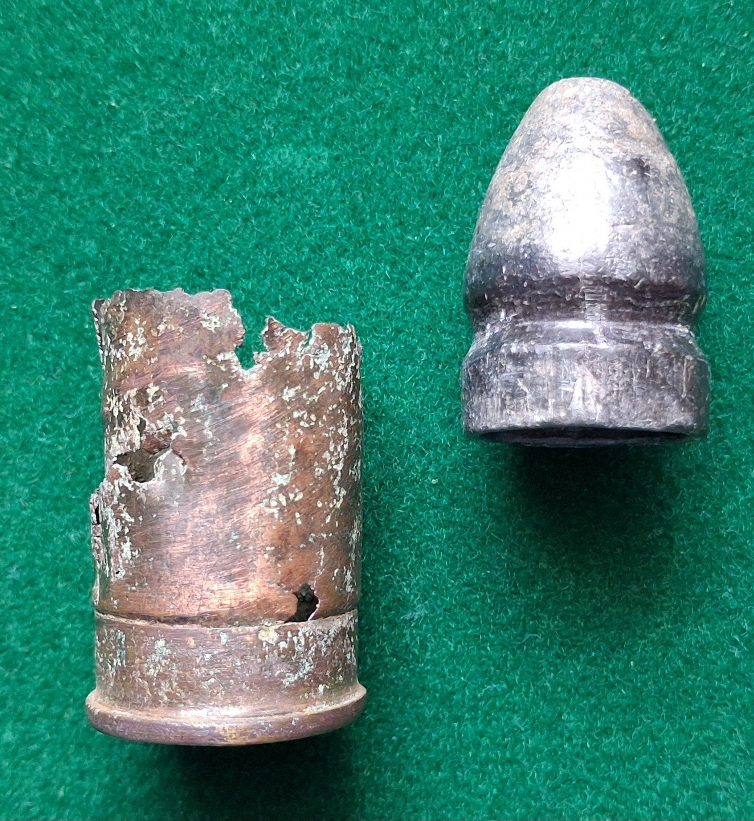 Nederlandse Snider huls en kogel (extreem zeldzaam), Ophalen of Verzenden, Landmacht, Nederland, Hulzen of Bodemvondsten