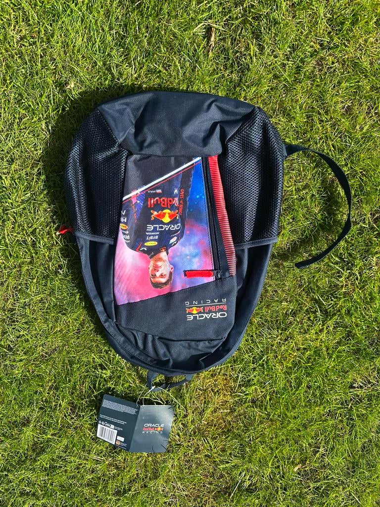 Red Bull Racing rugzak met Max Verstappen print, Ophalen of Verzenden, Zo goed als nieuw
