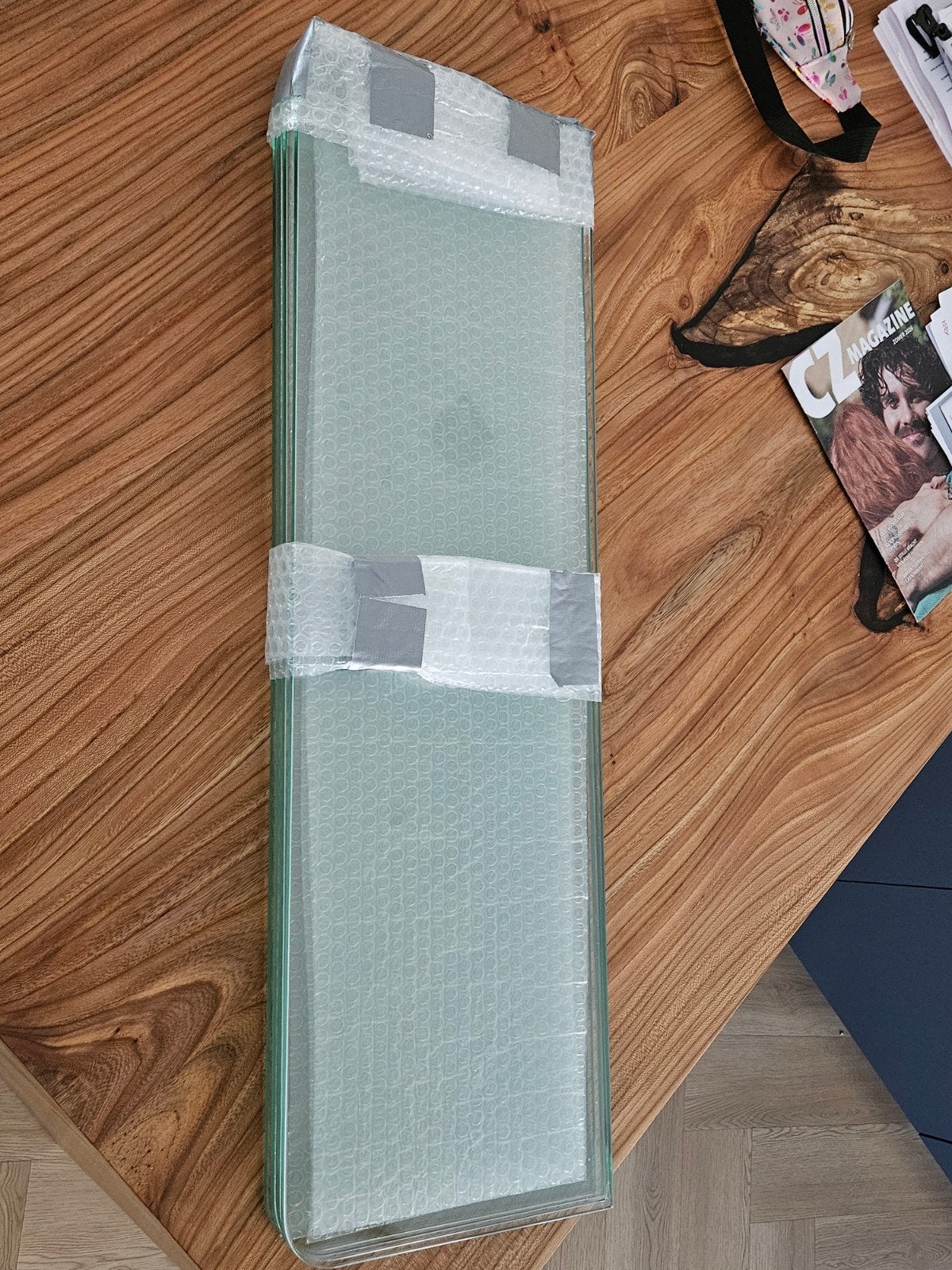 Duraline glazen plank wandelement 80x25x6mm (4 stuks), Ophalen, Zo goed als nieuw, Glas