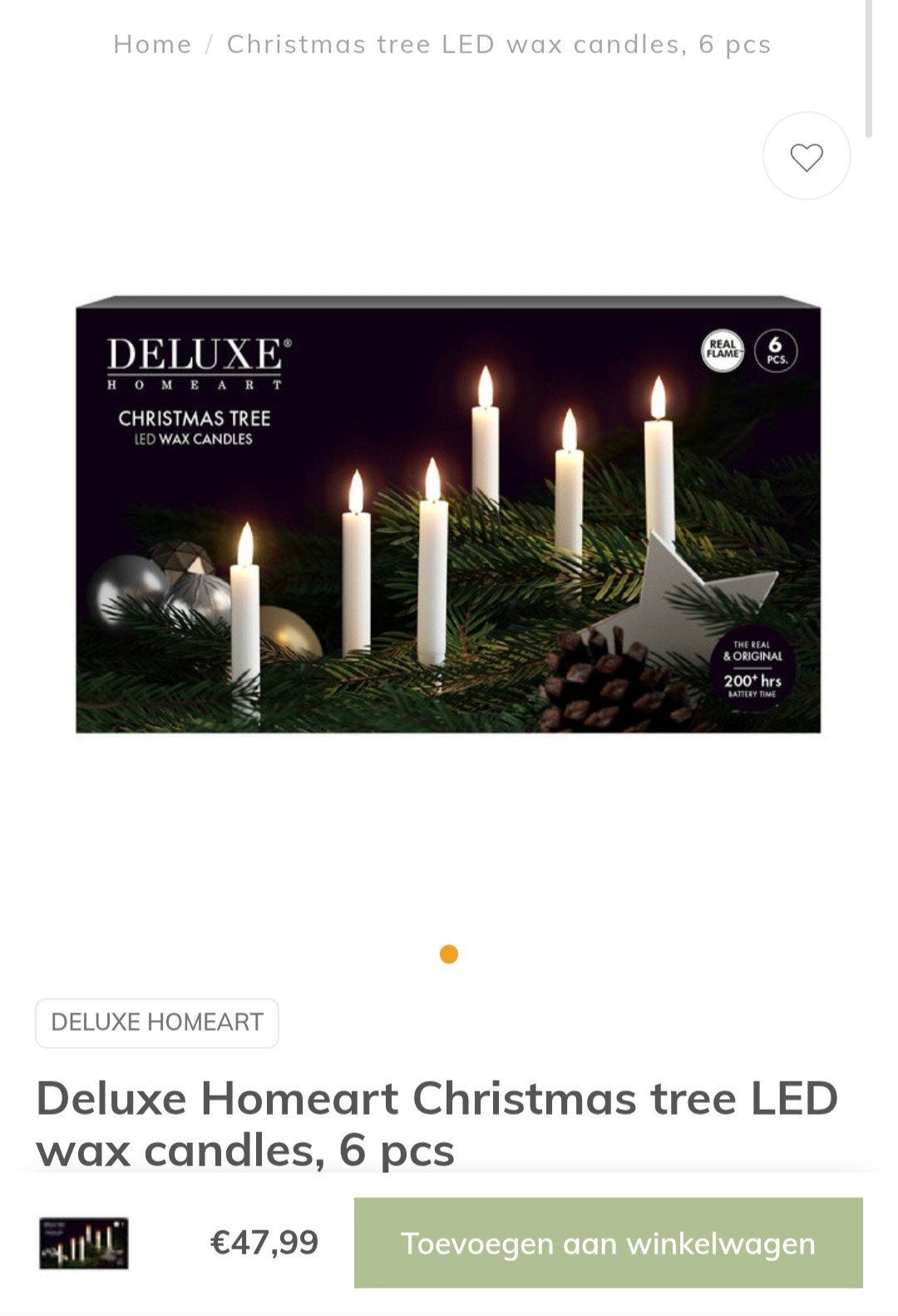 Diverse LED Kaarsen: Countryfield & Deluxe Homeart, Ophalen of Verzenden, Kaars, Wit, Overige merken