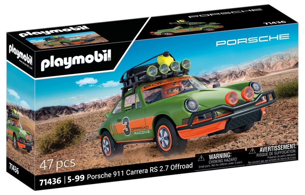 PLAYMOBIL Cars 71436 Porsche 911 RS 2.7 offroad 47 delig, Complete set, Voertuig, Nieuw, Ophalen of Verzenden