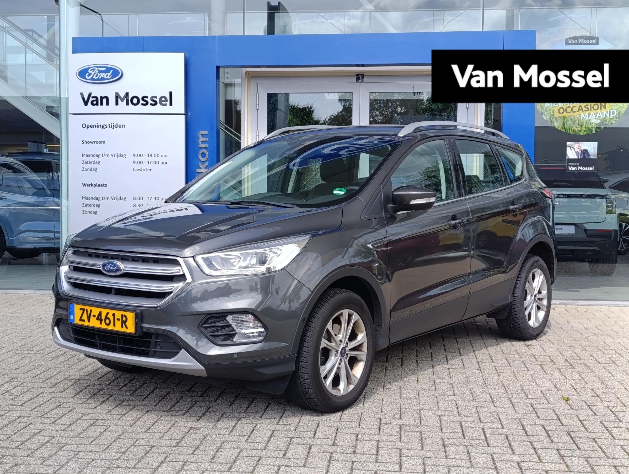 Ford Kuga 1.5 EcoBoost Titanium | Stoel/stuur voorruitverwar, Auto's, Ford, 12 maanden, Euro 6, 4 cilinders, Leder en Stof