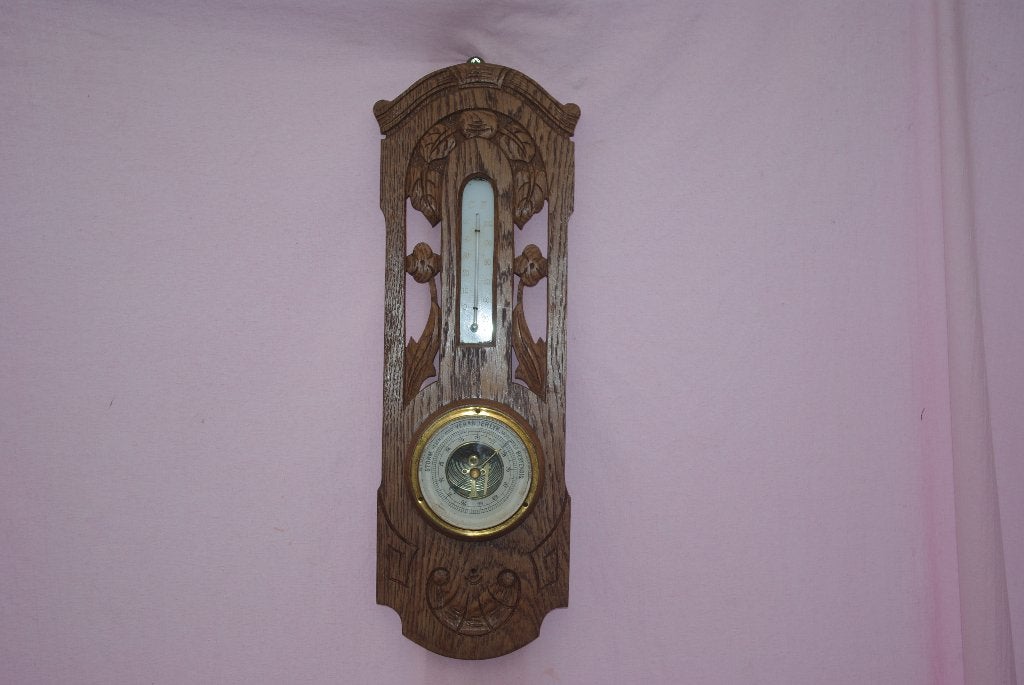 Barometer en thermometer - Diversen ( Antiek, Ophalen of Verzenden, Gebruikt, Barometer