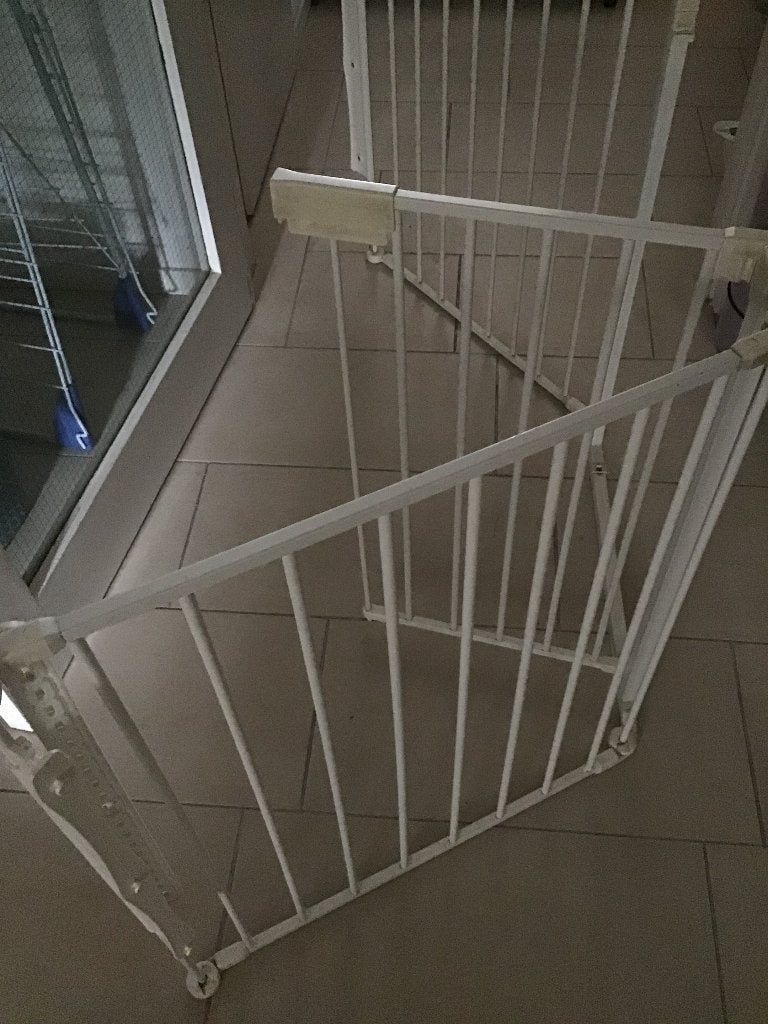 Traphekje, Kinderen en Baby's, Traphekjes, Ophalen, Gebruikt, Metaal of IJzer, 115 cm of meer