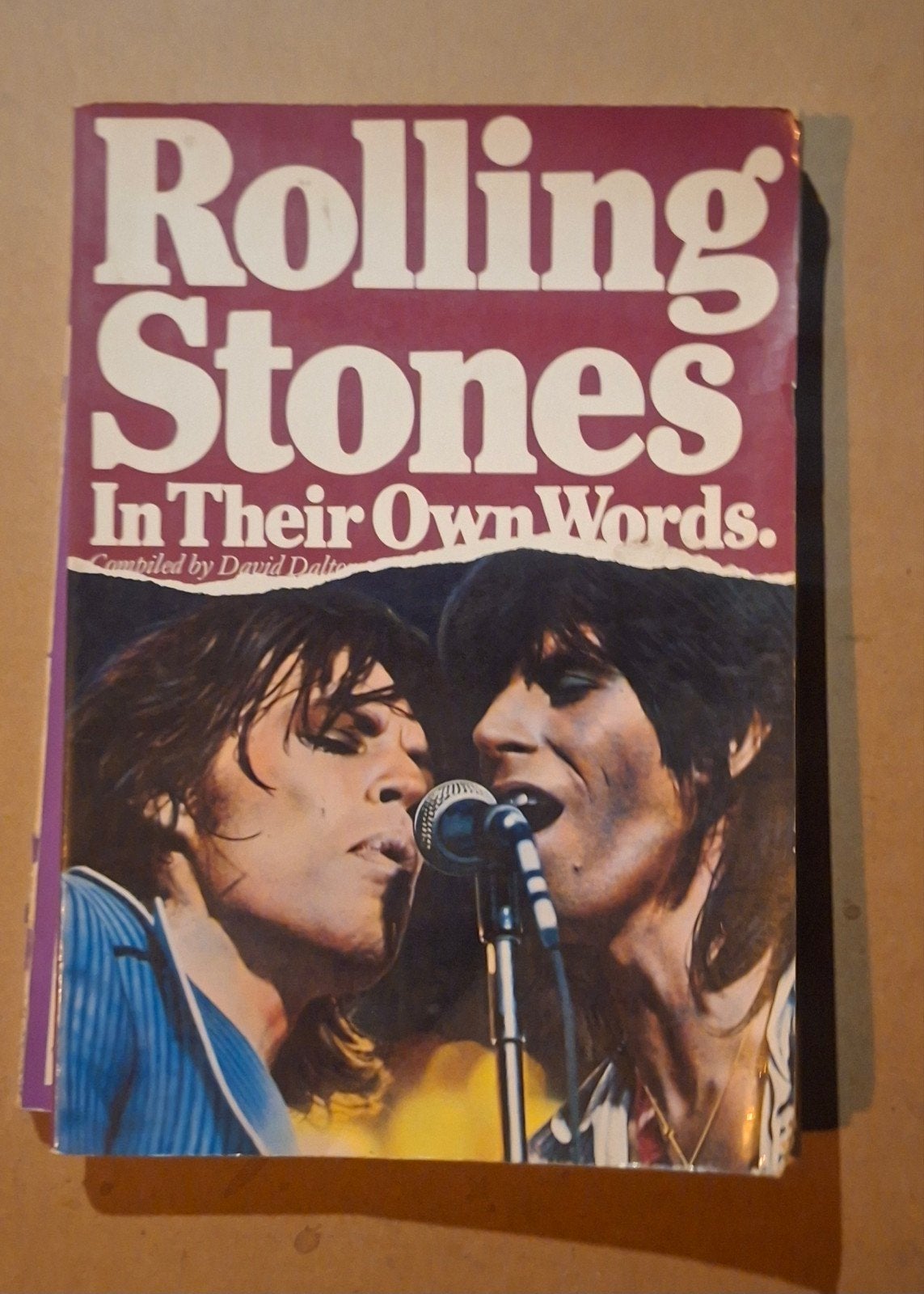 Rolling Stones: In Their Own Words - David Dalton, Ophalen of Verzenden, Gelezen, Artiest, David Dalton
