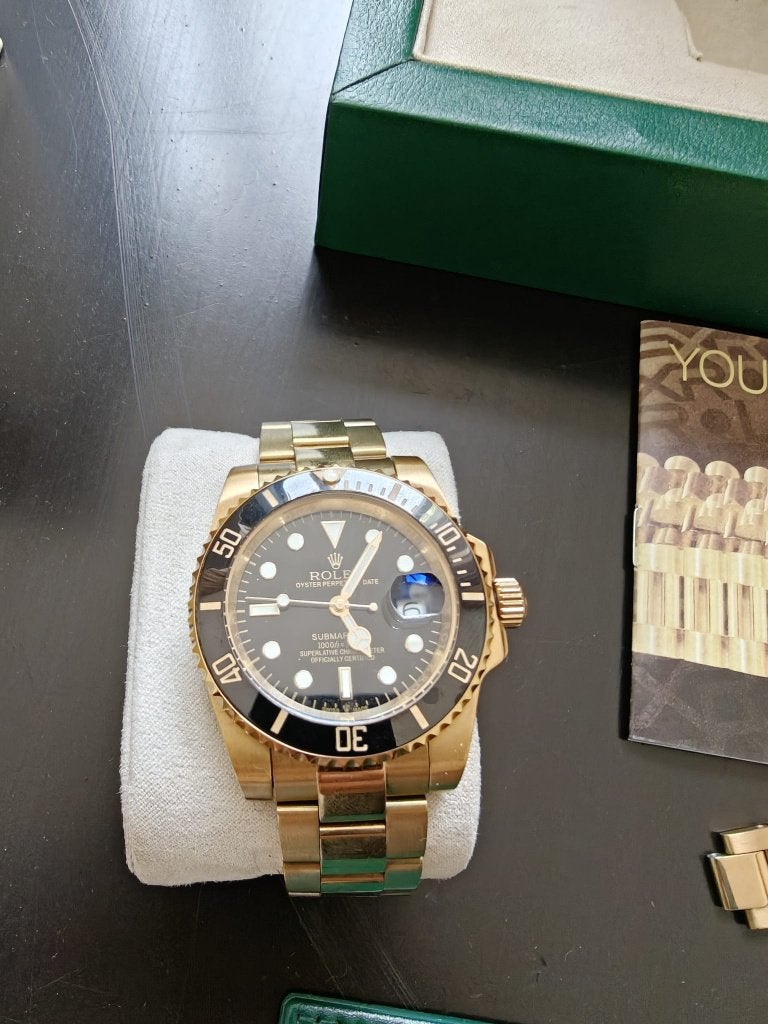 Rolex Submariner Goud - Zo goed als nieuw, Rolex, Polshorloge, Nieuw, Ophalen of Verzenden