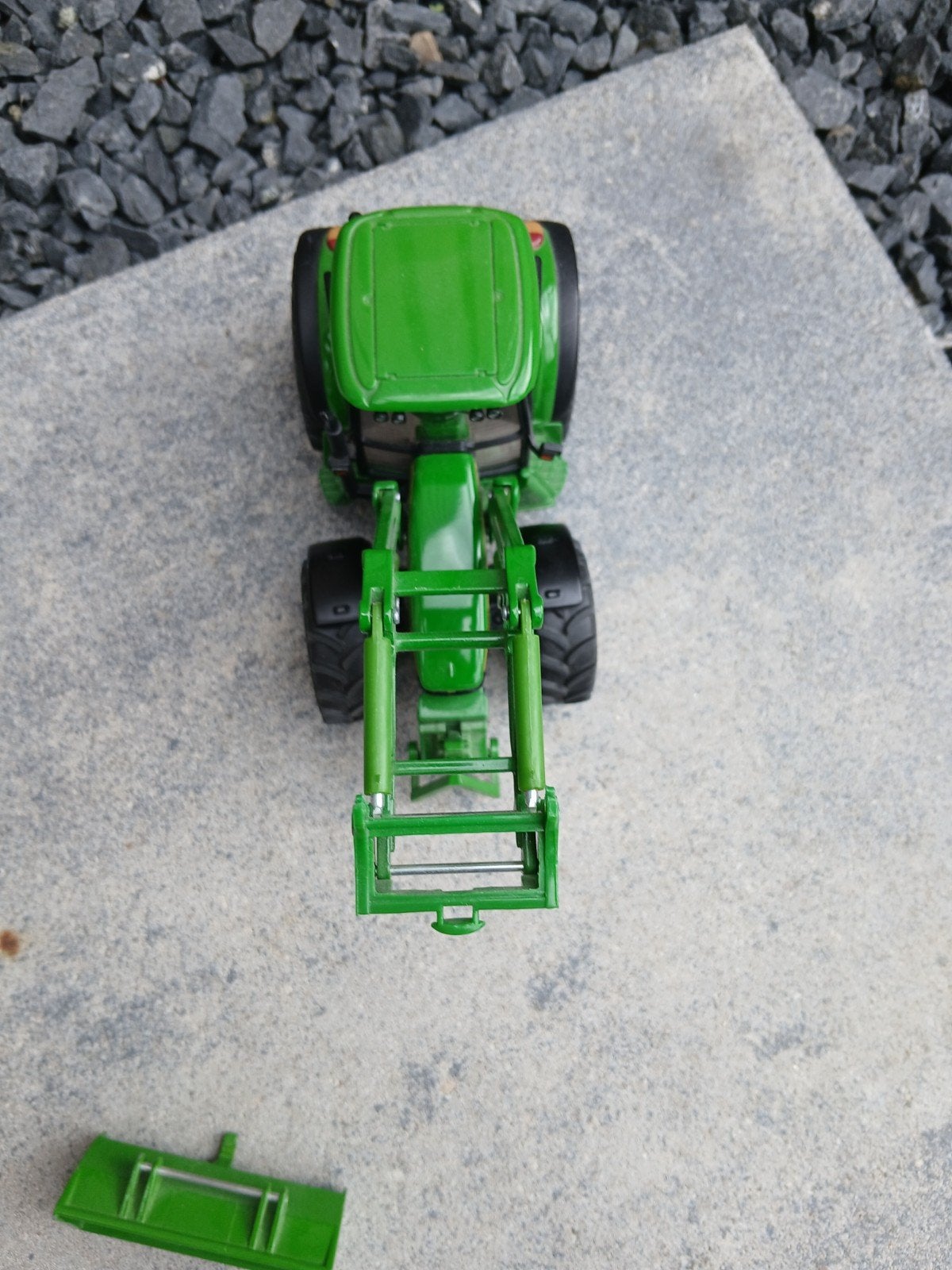 siku john deere met voorlader 1:32, Hobby en Vrije tijd, Modelauto's | 1:32, Ophalen of Verzenden, Zo goed als nieuw, Tractor of Landbouw