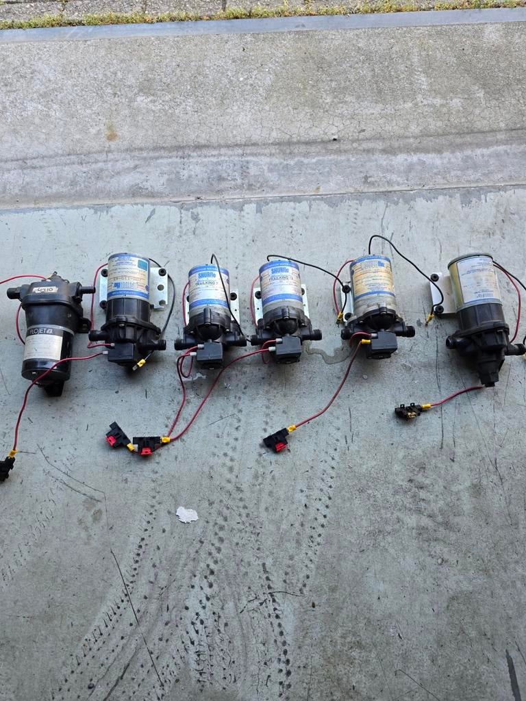 Diverse 12V pompen - Ideaal voor camper, boot of tuin, Gebruikt, Overige typen, Onbekend, Ophalen of Verzenden