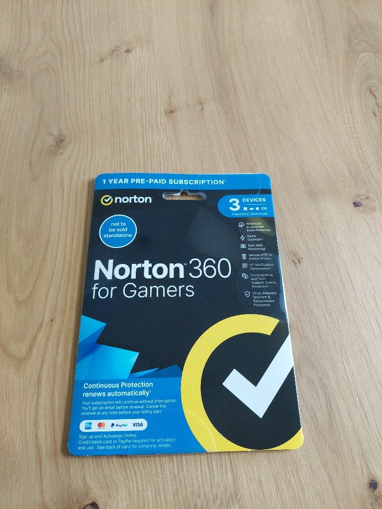 Norton 360 for Gamers - 3 apparaten - 1 jaar, Computers en Software, Antivirus- en Beveiligingssoftware, Ophalen of Verzenden
