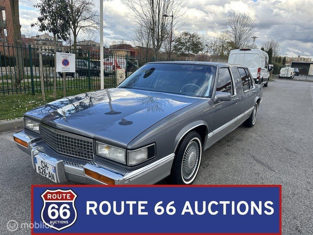 Cadillac DeVille | 1991 | Route 66 Auctions, Auto's, Cadillac, Overige carrosserieën, Zwart, Bedrijf