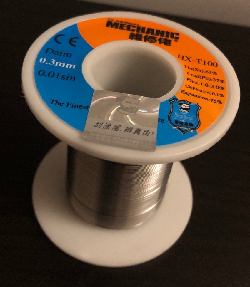 Mechanic Soldeertin Rol 0.3mm 148g - HX-T100, Ophalen of Verzenden, Gebruikt