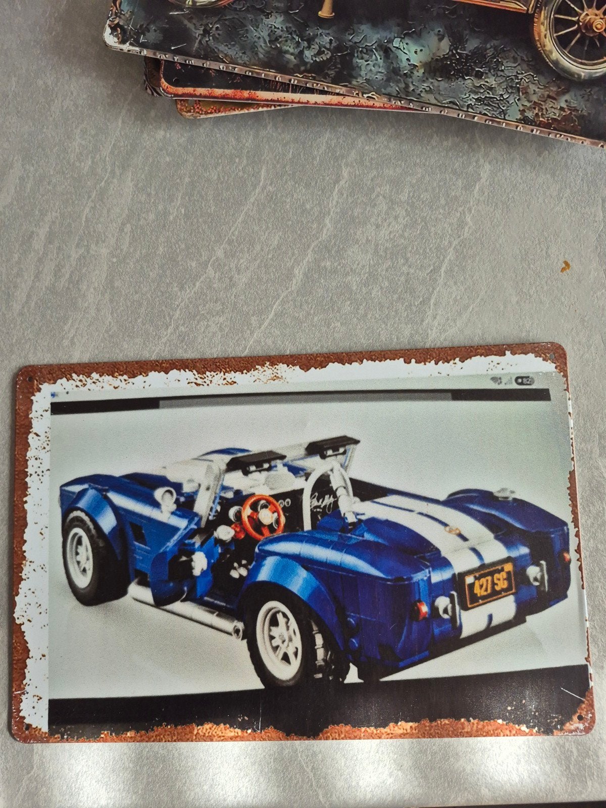 Lego Technic Ford Mustang Shelby GT500 Plaat, Ophalen of Verzenden, Gebruikt