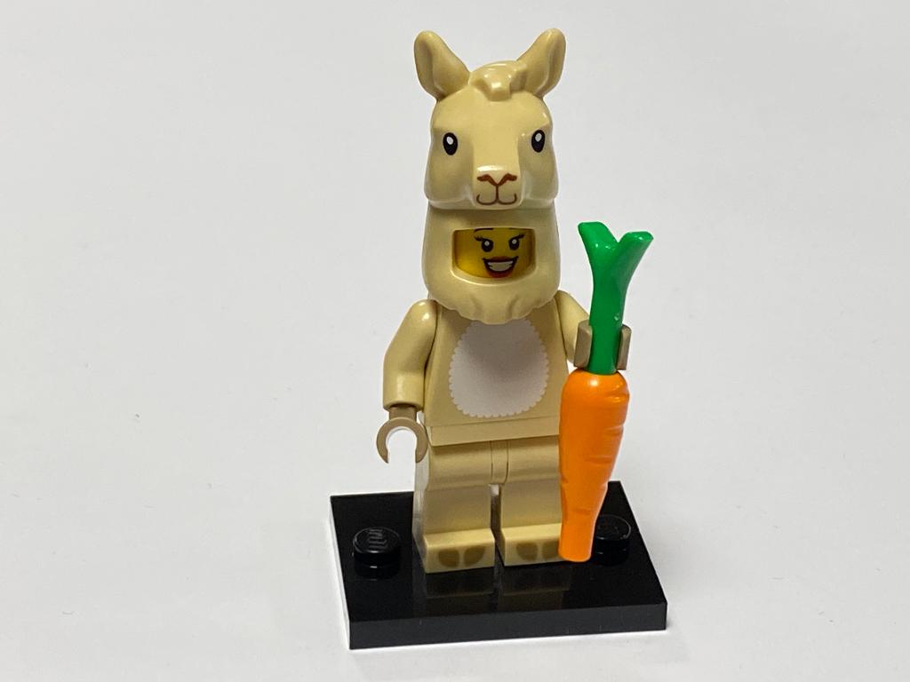 Lego Serie 20 Minifiguur col20-7 Llama Costume Girl, Ophalen of Verzenden, Nieuw, Complete set, Lego