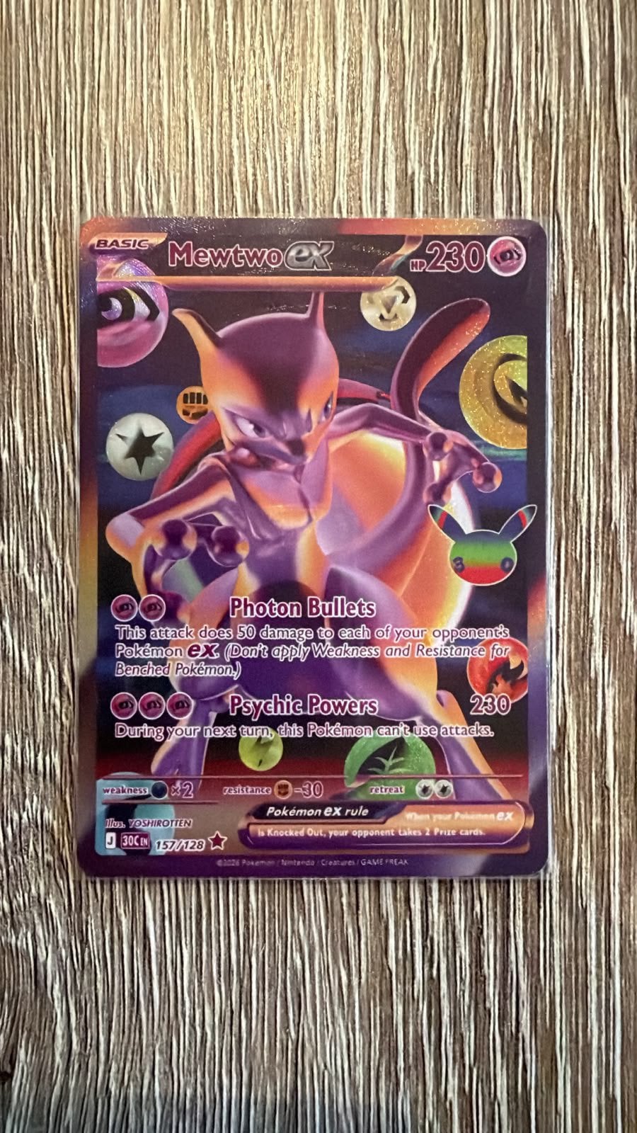 30th anniversary mewtwo, Ophalen, Zo goed als nieuw