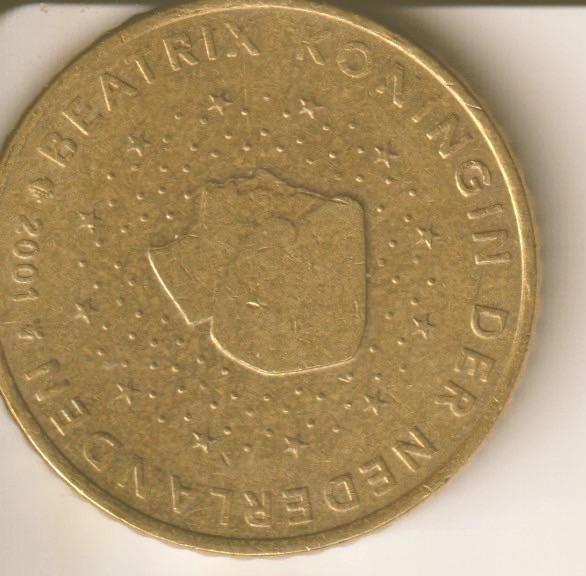 50 cent 2001 nederland, Postzegels en Munten, Munten | Europa | Euromunten, Verzenden, Overige landen, 50 cent